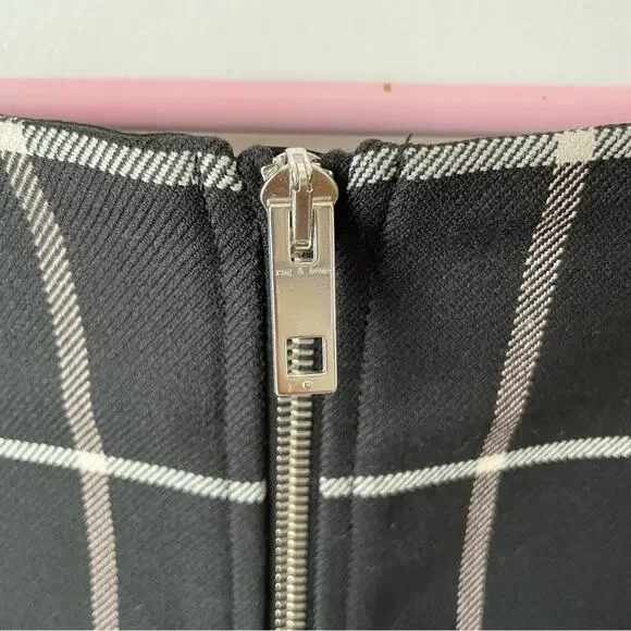 Rag & Bone Windowpane Print Skirt Size 6 - Picture 5 of 8